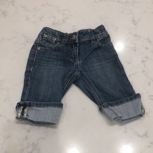 Size 2Y Mini Boden cropped jeans